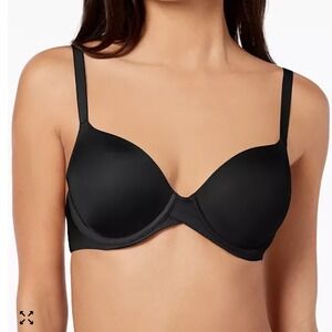 New Maidenform Fabulous Fit 2.0 40DD Tshirt Bra Black Underwire‎ MD7543